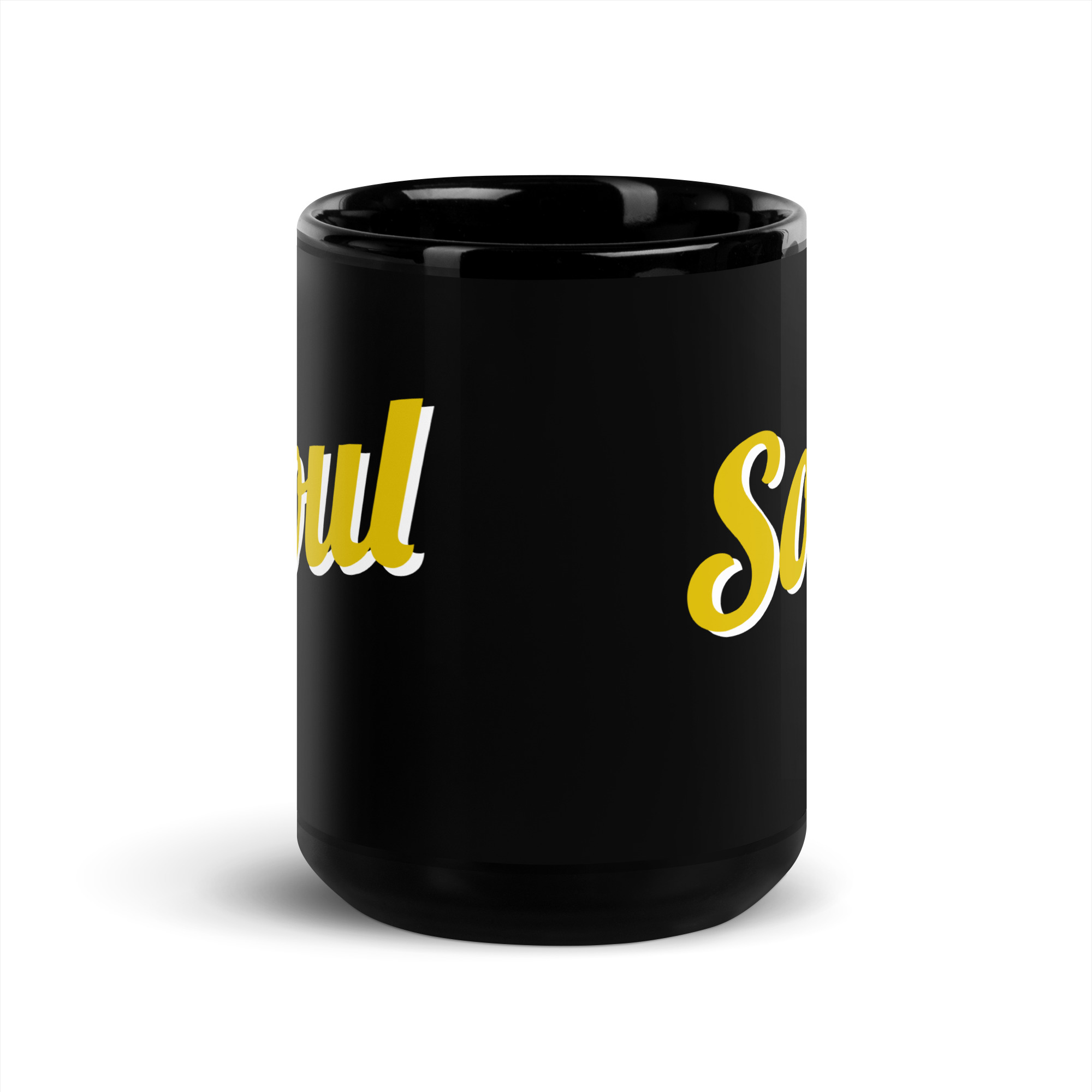 Soul - Black Glossy Mug - Image 3