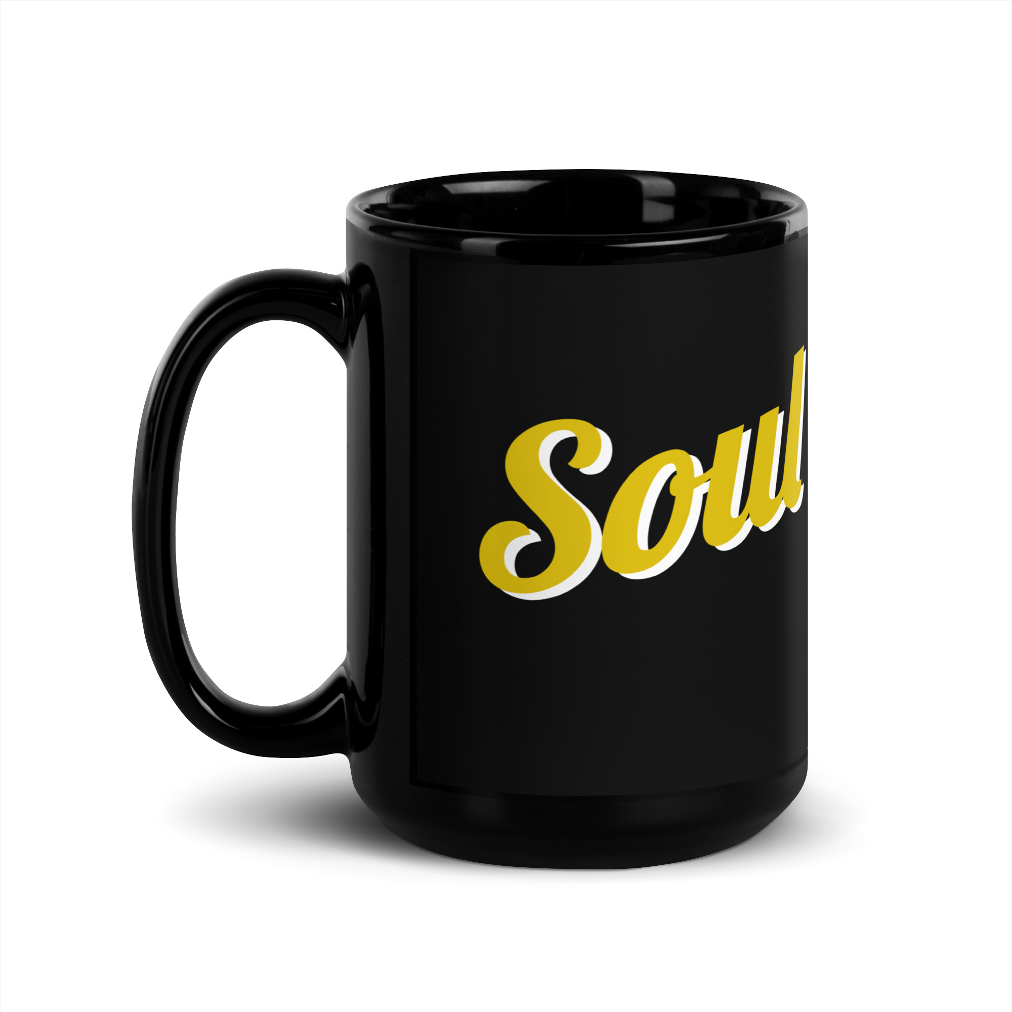 Soul - Black Glossy Mug - Image 2