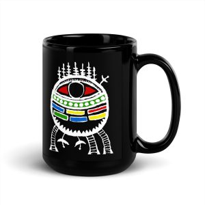 The All-Seer - Black Glossy Mug